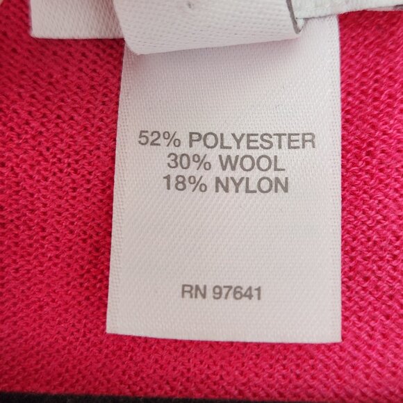 J Jill Cardigan Womens XL Wool Blend Pink 1-Button Long Lightweight - Picture 4 of 8
